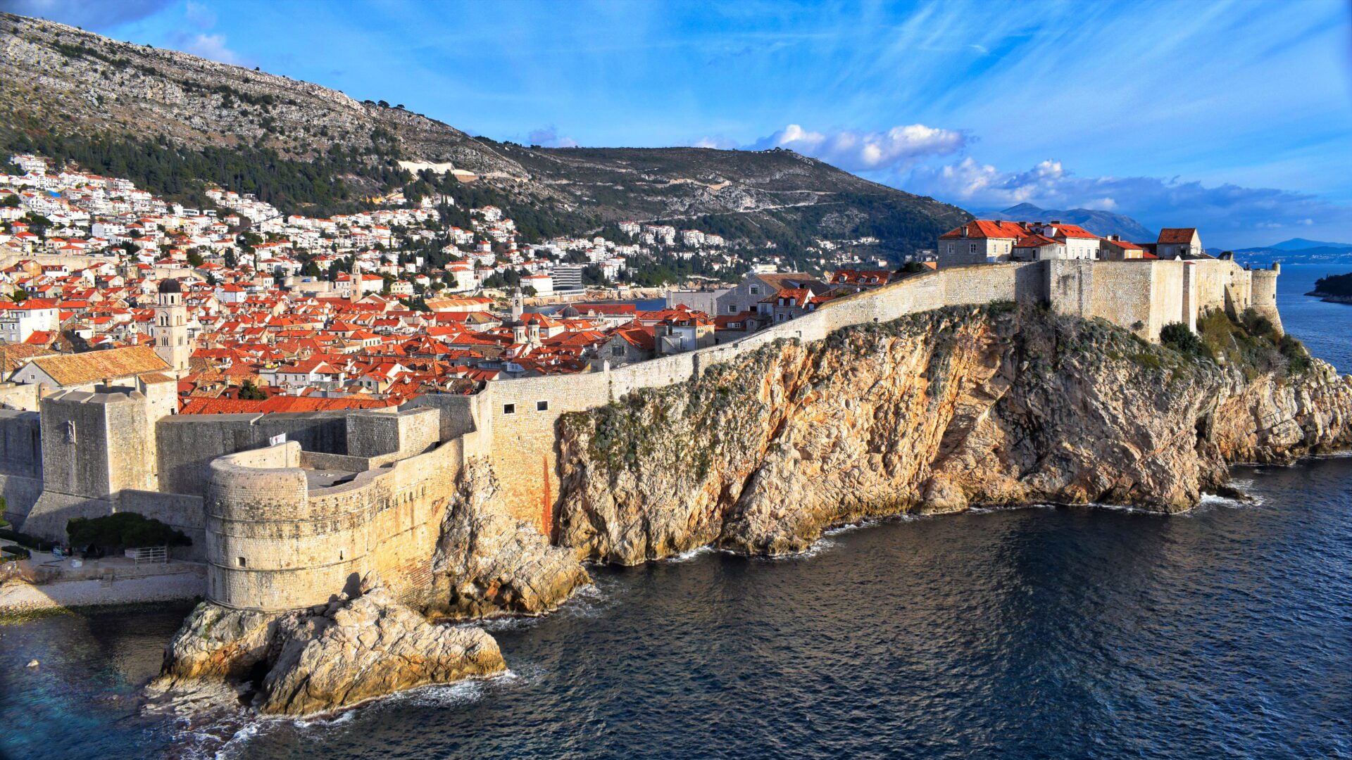 Dubrovnik City Walls aerial view - skip the line tickets